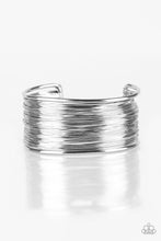 Load image into Gallery viewer, oak-sisters-jewelry-wire-warrior-silver-bracelet-paparazzi-accessories-by-lisa
