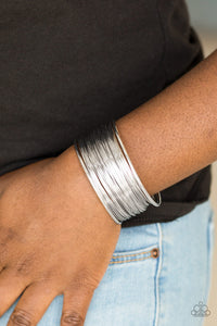 Paparazzi 🔆 Wire Warrior - Silver Bracelet