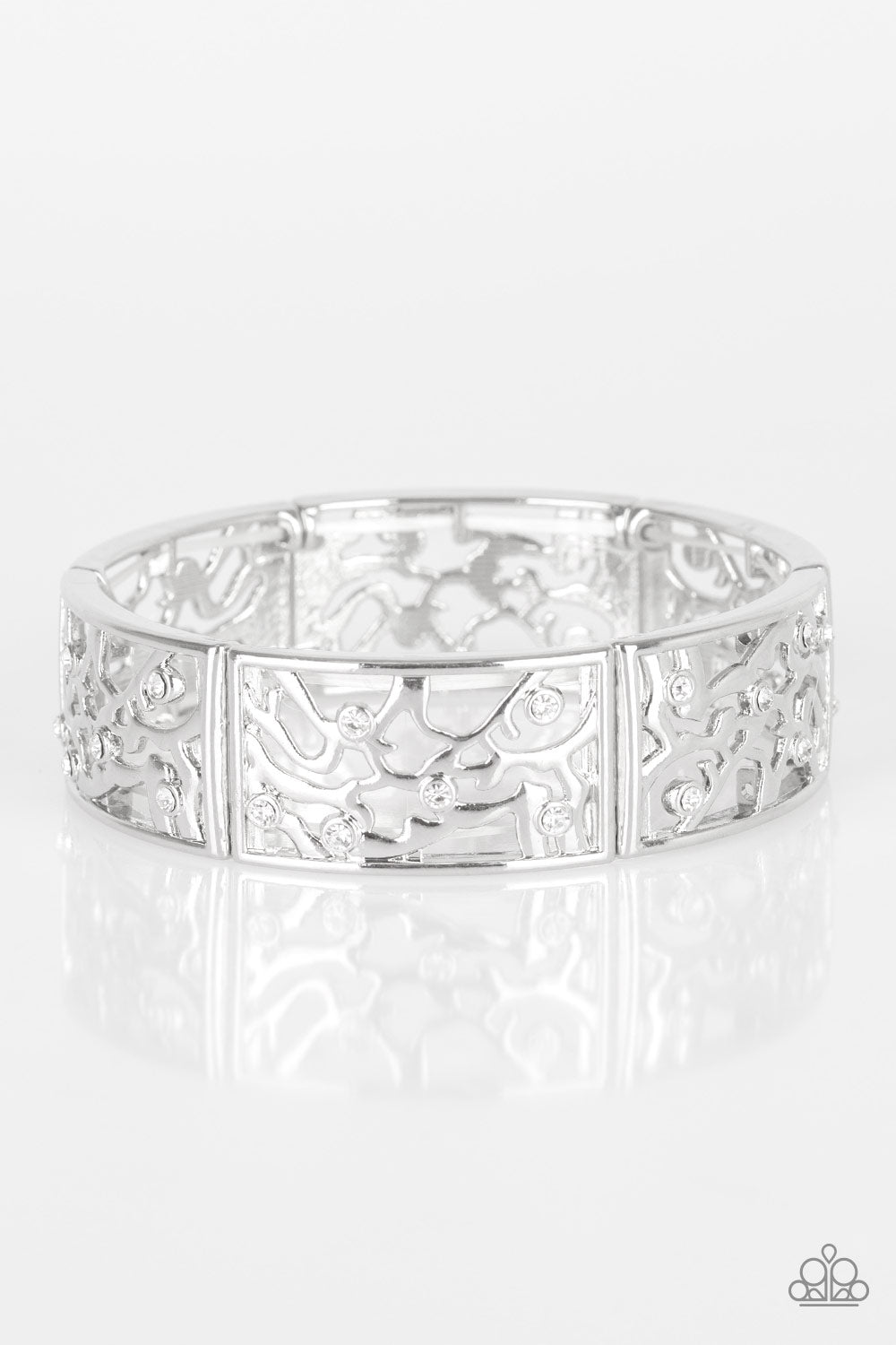 oak-sisters-jewelry-yours-and-vine-white-bracelet-paparazzi-accessories-by-lisa