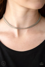 Load image into Gallery viewer, Paparazzi 🔆 If You Dare - Silver Necklace
