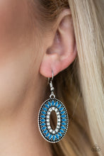 Load image into Gallery viewer, Paparazzi 🔆 Fishing For Fabulous - Blue Earrings

