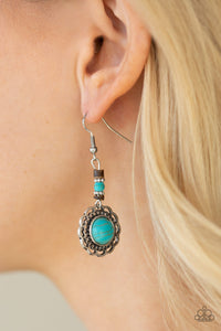 Paparazzi 🔆 Desert Bliss - Blue Earrings