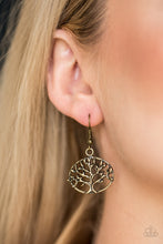 Load image into Gallery viewer, Paparazzi 🔆 Dream TREEHOUSE - Brass Earrings
