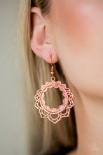 Load image into Gallery viewer, Paparazzi 🔆 Modest Mandalas - Copper Earrings
