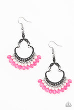 Load image into Gallery viewer, oak-sisters-jewelry-babe-alert-pink-earrings-paparazzi-accessories-by-lisa
