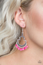 Load image into Gallery viewer, Paparazzi 🔆 Babe Alert - Pink Earrings
