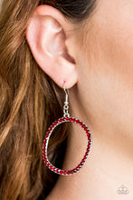 Load image into Gallery viewer, Paparazzi 🔆 Stoppin Traffic - Red Earrings
