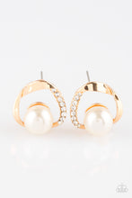 Load image into Gallery viewer, oak-sisters-jewelry-stylishly-suave-gold-post earrings-paparazzi-accessories-by-lisa

