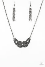 Load image into Gallery viewer, oak-sisters-jewelry-nautically-naples-black-necklace-paparazzi-accessories-by-lisa
