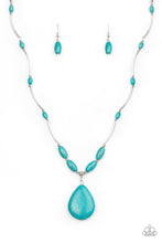 Load image into Gallery viewer, oak-sisters-jewelry-explore-the-elements-blue-necklace-paparazzi-accessories-by-lisa
