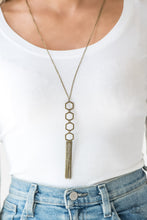 Load image into Gallery viewer, Paparazzi 🔆 Ready, Set, GEO! - Brass Necklace
