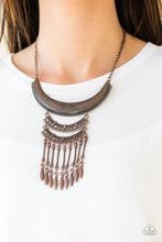 Load image into Gallery viewer, Paparazzi 🔆 Eastern Empress - Copper Necklace
