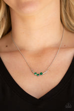 Load image into Gallery viewer, Paparazzi 🔆 Sparkling Stargazer - Green Necklace
