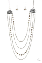 Load image into Gallery viewer, oak-sisters-jewelry-pharaoh-finesse-green-necklace-paparazzi-accessories-by-lisa
