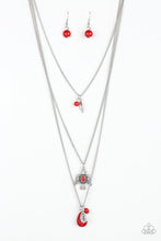 Load image into Gallery viewer, oak-sisters-jewelry-soar-with-the-eagles-red-paparazzi-accessories-by-lisa
