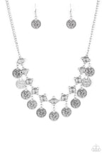 Load image into Gallery viewer, oak-sisters-jewelry-walk-the-plank-silver-necklace-paparazzi-accessories-by-lisa
