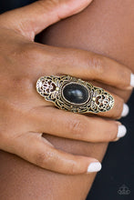 Load image into Gallery viewer, Paparazzi 🔆 Ego Trippin - Brass Ring

