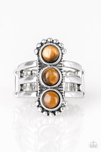 oak-sisters-jewelry-rio-trio-brown-ring-paparazzi-accessories-by-lisa