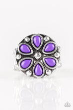 Load image into Gallery viewer, oak-sisters-jewelry-color-me-calla-lily-purple-ring-paparazzi-accessories-by-lisa
