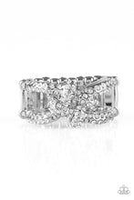Load image into Gallery viewer, oak-sisters-jewelry-can-only-go-upscale-from-here-white-ring-paparazzi-accessories-by-lisa
