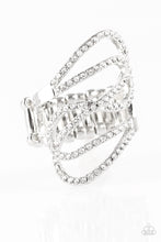 Load image into Gallery viewer, oak-sisters-jewelry-chasing-starlight-white-ring-paparazzi-accessories-by-lisa
