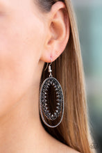 Load image into Gallery viewer, Paparazzi 🔆 Marry Into Money - Black Earrings
