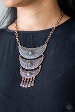 Load image into Gallery viewer, Paparazzi 🔆 Go STEER-Crazy - Copper Necklace
