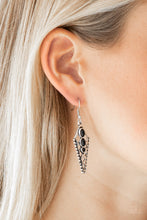Load image into Gallery viewer, Paparazzi 🔆 Terra Territory - Black Earrings
