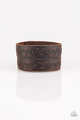 oak-sisters-jewelry-ride-and-wrangle-brown-bracelet-paparazzi-accessories-by-lisa