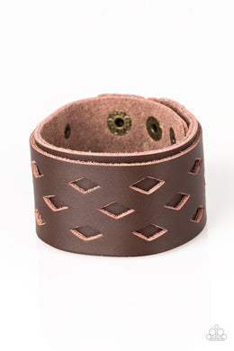 oak-sisters-jewelry-bucking-bronco-brown-bracelet-paparazzi-accessories-by-lisa