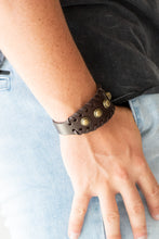 Load image into Gallery viewer, Paparazzi 🔆 Urban Cowboy - Brown Bracelet
