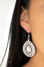 Load image into Gallery viewer, Paparazzi 🔆 City Chateau - White Earrings
