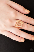 Load image into Gallery viewer, Paparazzi 🔆 Give Me Space - Rose Gold Ring
