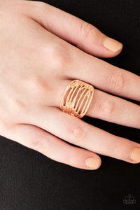 Paparazzi 🔆 Give Me Space - Rose Gold Ring