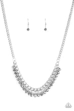 Load image into Gallery viewer, oak-sisters-jewelry-glow-and-grind-silver-necklace-paparazzi-accessories-by-lisa
