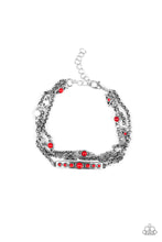 Load image into Gallery viewer, oak-sisters-jewelry-no-means-nomad-red-paparazzi-accessories-by-lisa
