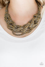 Load image into Gallery viewer, Paparazzi 🔆 City Catwalk - Brass Necklace
