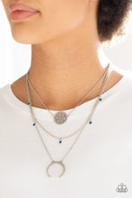 Load image into Gallery viewer, Paparazzi 🔆 Lunar Lotus - Blue Necklace
