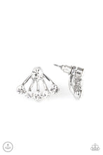 Load image into Gallery viewer, oak-sisters-jewelry-jeweled-jubilee-white-post earrings-paparazzi-accessories-by-lisa
