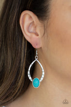 Load image into Gallery viewer, Paparazzi 🔆 Pony Up - Blue Earrings
