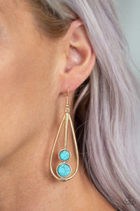 Paparazzi 🔆 Natural Nova - Gold Earrings
