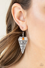 Load image into Gallery viewer, Paparazzi 🔆 Jurassic Journey - Orange Earrings
