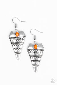 oak-sisters-jewelry-jurassic-journey-orange-earrings-paparazzi-accessories-by-lisa