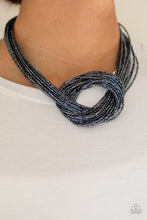 Load image into Gallery viewer, Paparazzi 🔆 Knotted Knockout - Blue Necklace
