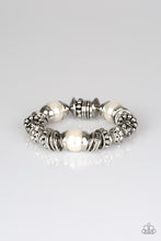 Load image into Gallery viewer, oak-sisters-jewelry-uptown-tease-white-bracelet-paparazzi-accessories-by-lisa
