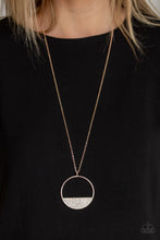 Load image into Gallery viewer, Paparazzi 🔆 Bet Your Bottom Dollar - Rose Gold Necklace
