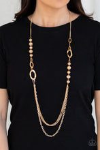 Load image into Gallery viewer, Paparazzi 🔆 Modern Girl Glam - Gold Necklace
