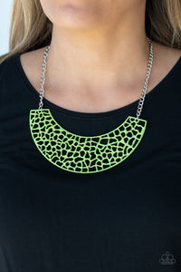 Paparazzi 🔆 Powerful Prowl - Green Necklace