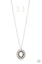 Load image into Gallery viewer, oak-sisters-jewelry-rancho-roamer-white-necklace-paparazzi-accessories-by-lisa
