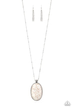 Load image into Gallery viewer, oak-sisters-jewelry-stone-stampede-white-necklace-paparazzi-accessories-by-lisa
